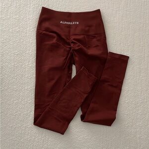 Alphalete Dark Brown Leggings